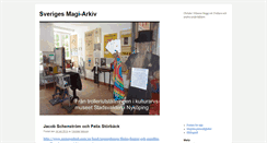 Desktop Screenshot of magiarkivet.se