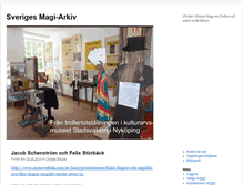 Tablet Screenshot of magiarkivet.se